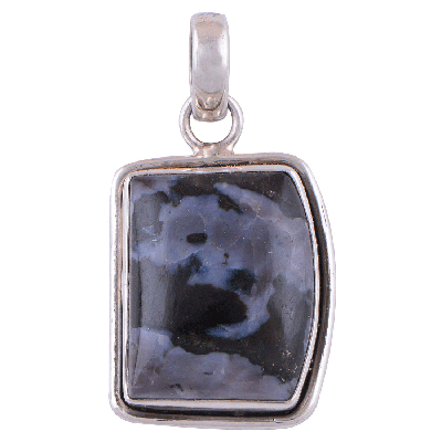 White Jasper 925 Sterling Silver Pendant - R100324-30