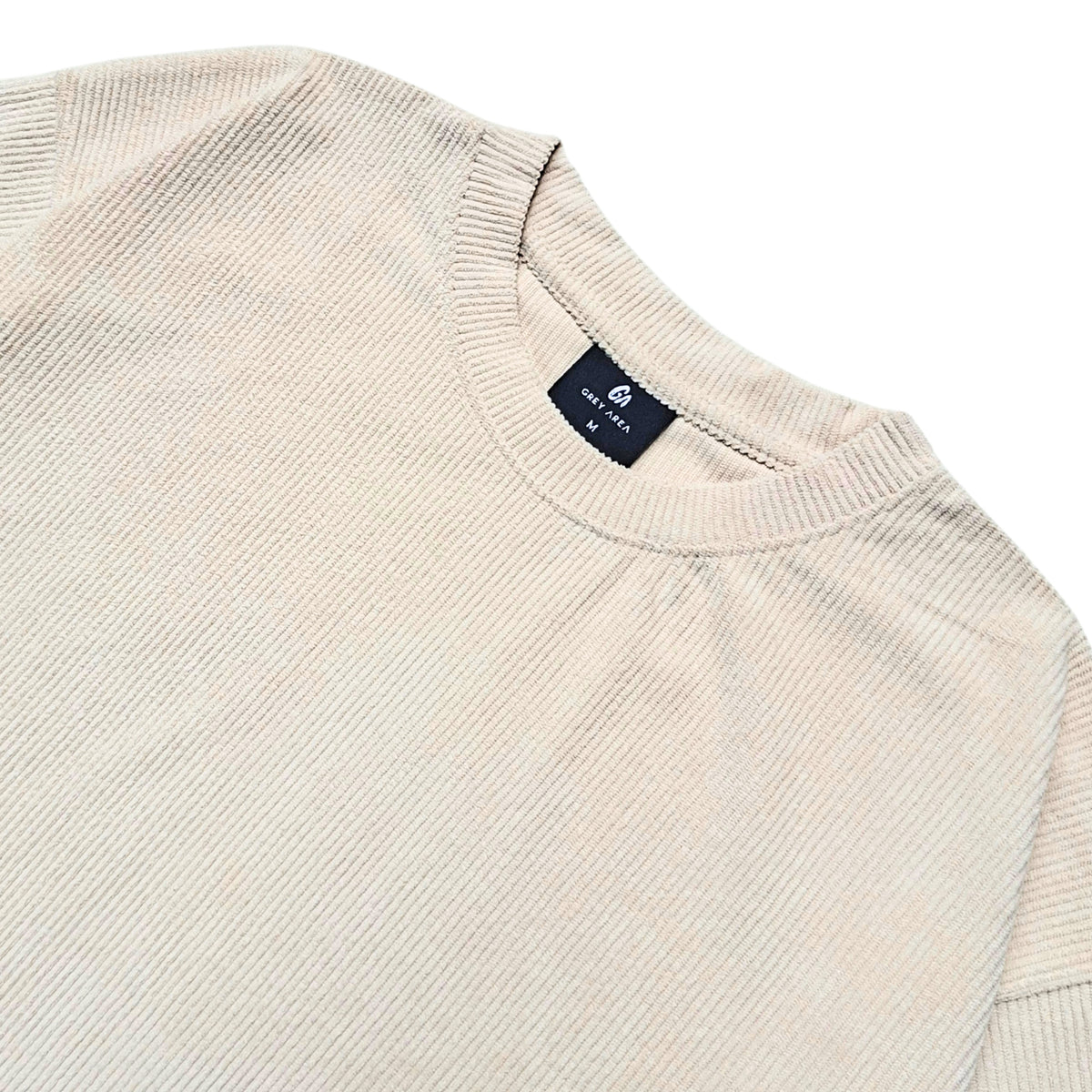 CREAM CORDUROY TSHIRT by GREY AREA