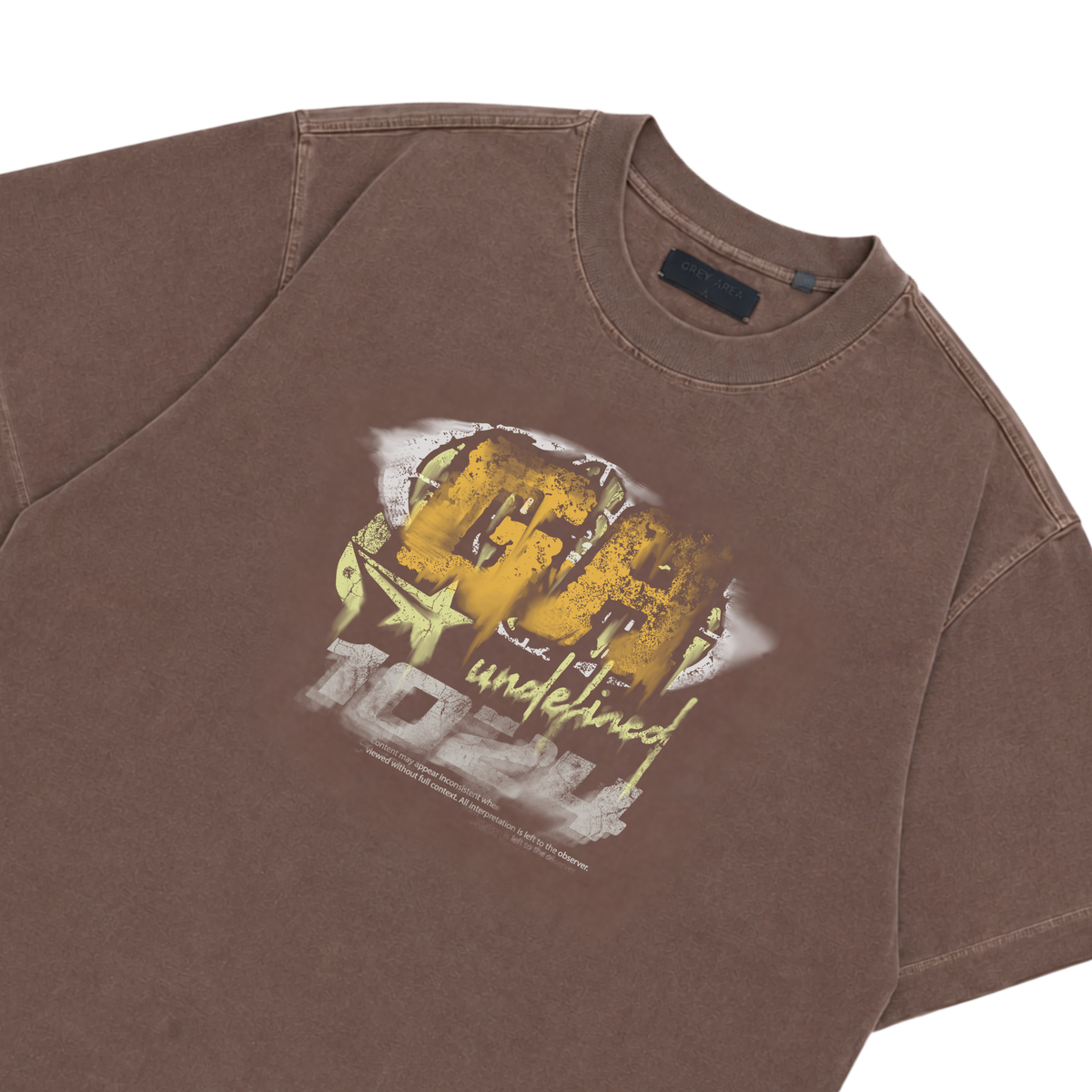 UNDEFINED BROWN T-SHIRT by GREY AREA