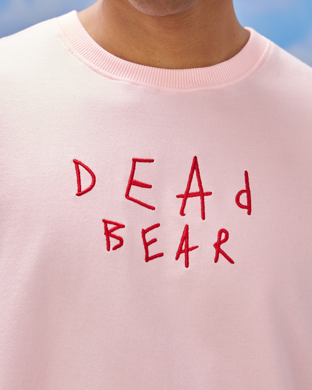 Scribbled Logo Tee Pink by DEADBEAR