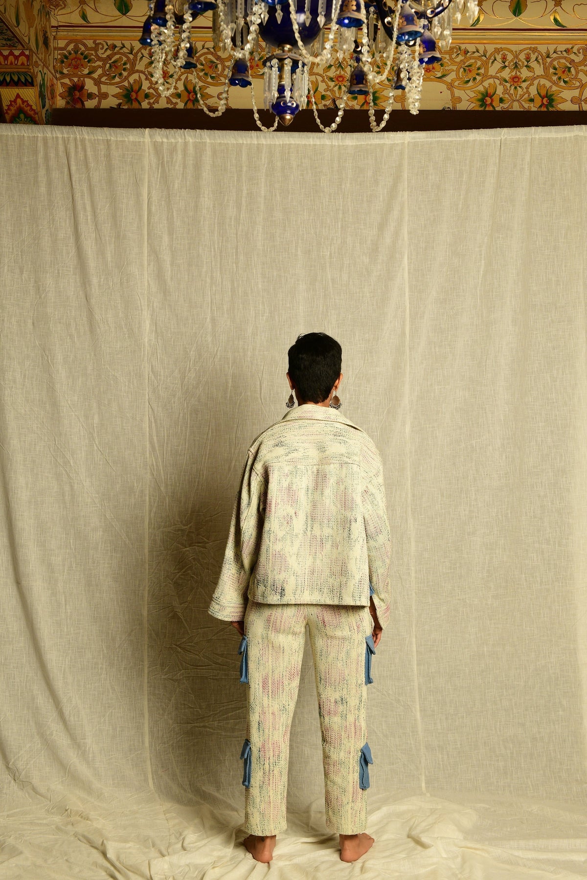 Warp-Printed Handwoven - Jacket by FARAK