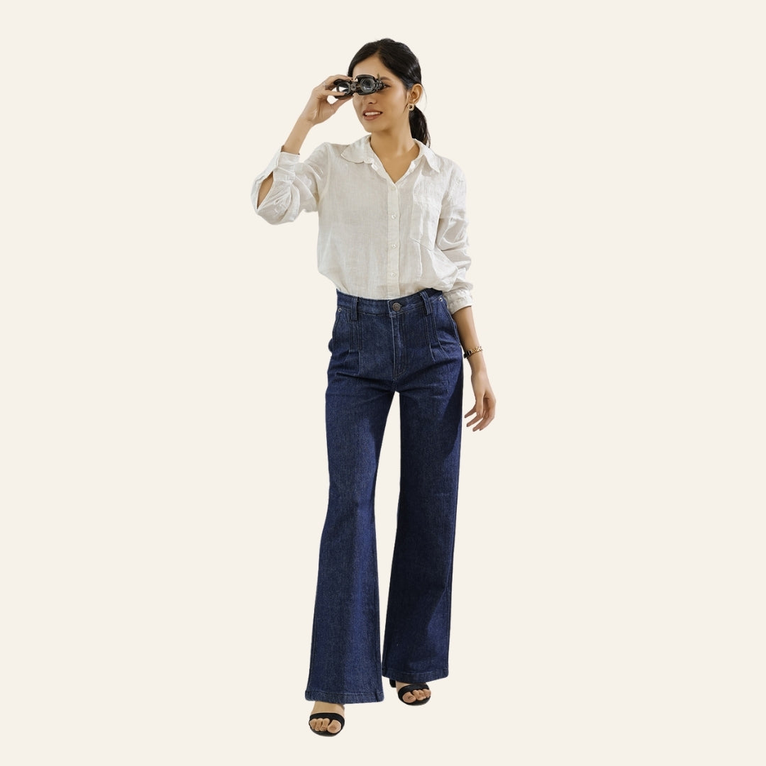 Women's Indigo Jeans - 1900s Fit by Old Gene