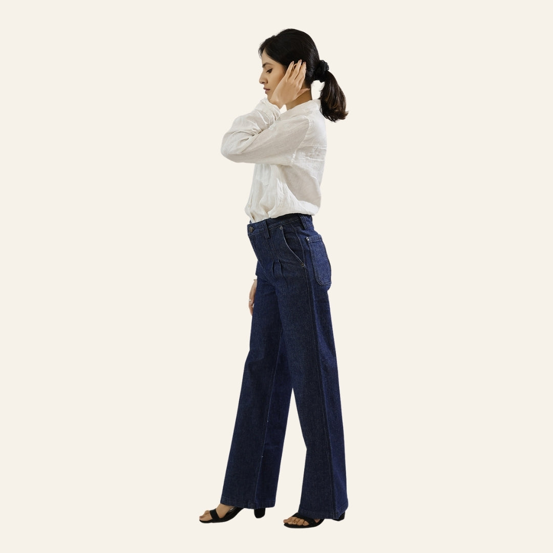 Women's Indigo Jeans - 1900s Fit by Old Gene