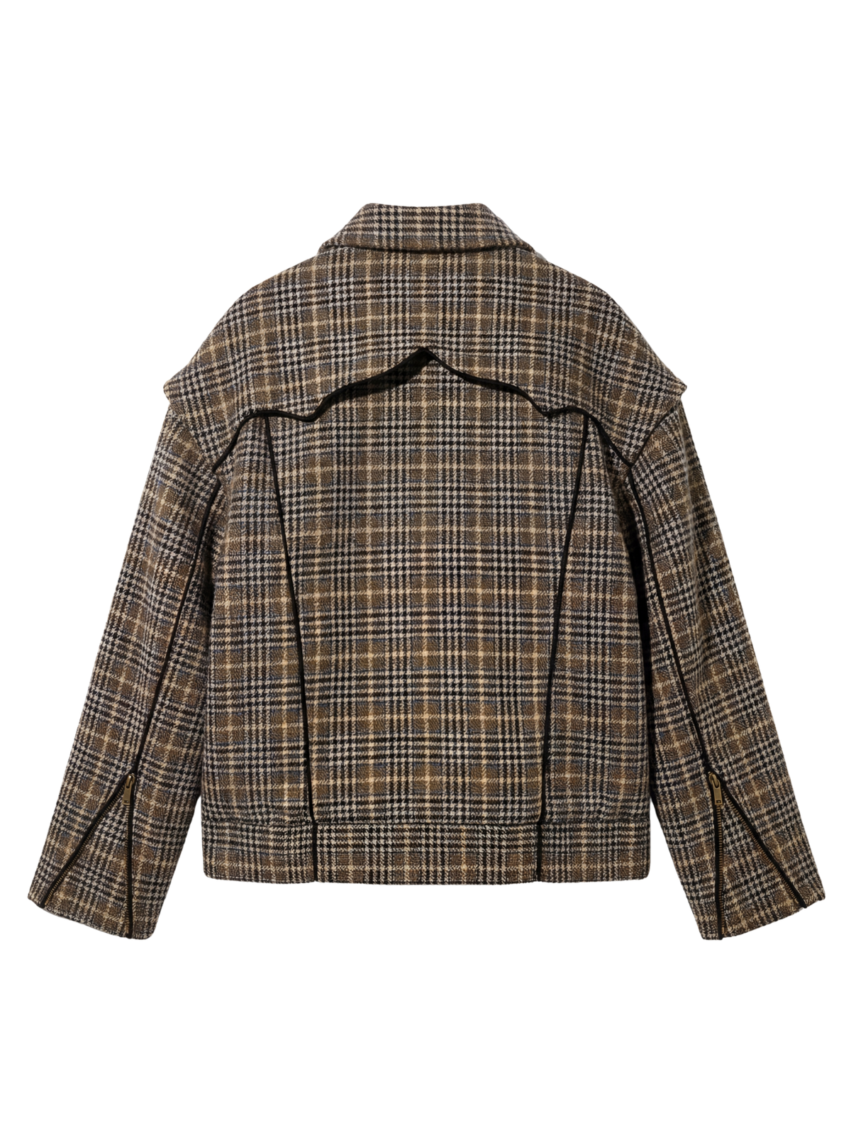 Plaid Bomber Jacket by FARAK