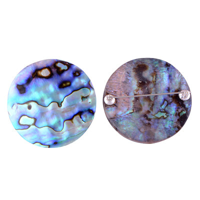 13.4gram Abalone Shell Silver Brooches - R8100004-19