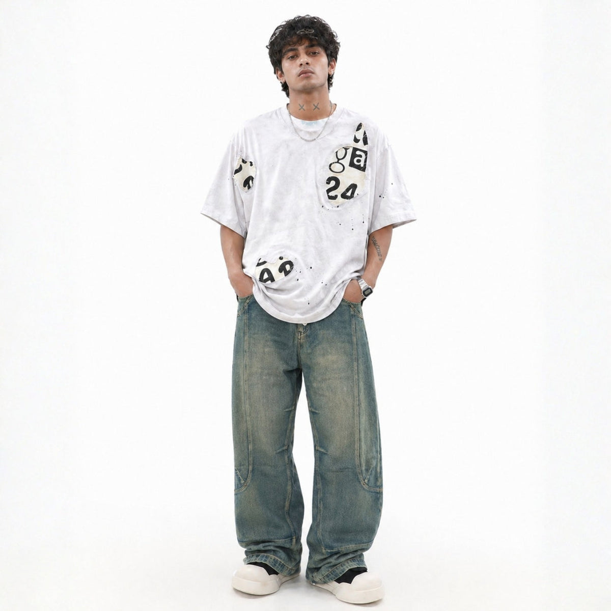 RECONSTRUCTION TEE by GREY AREA