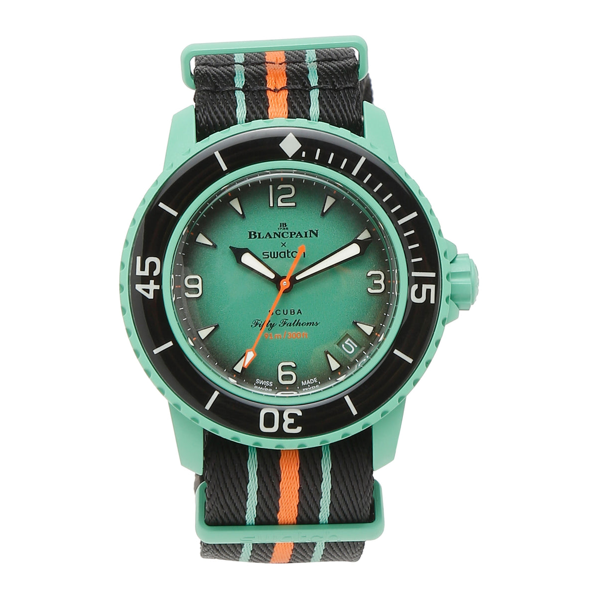 Swatch x Blancpain Bioceramic Scuba Fifty Fathoms Indian Ocean by Swatch x Blancpain