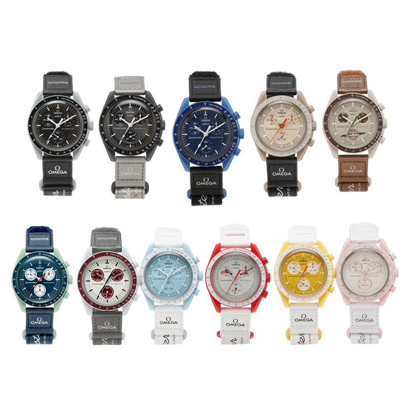 Swatch x Omega Bioceramic Moon Top 11 Set by Omega