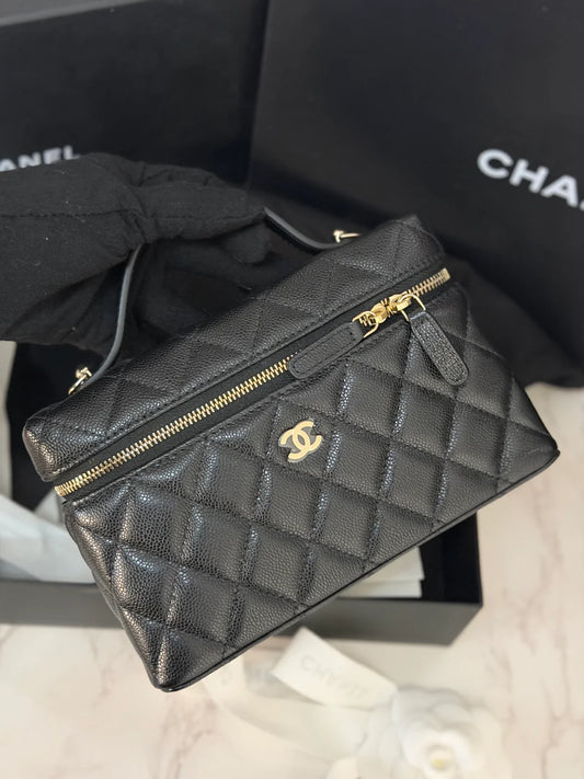 CHANEL Long Vanity – Black Caviar LGHW - Zeuskicks