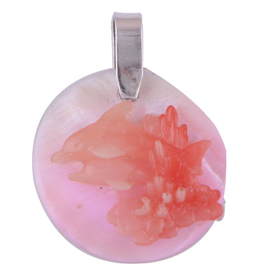 Shell 925 Sterling Silver Pendant - R100556-51