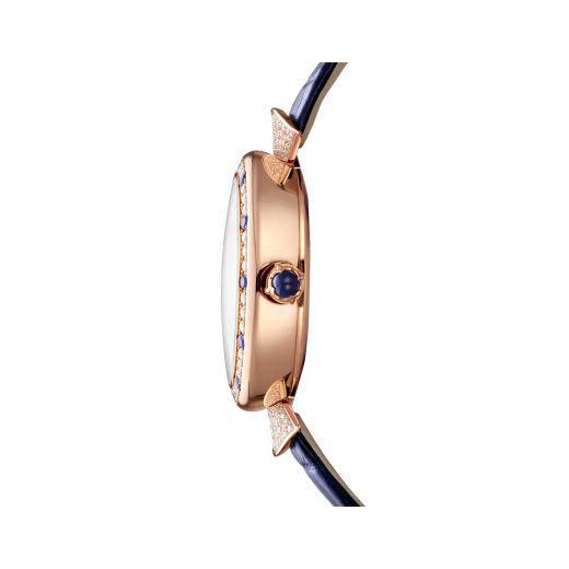 Divas’ Dream Rose Gold Diamond Sapphire Aventurine Watch