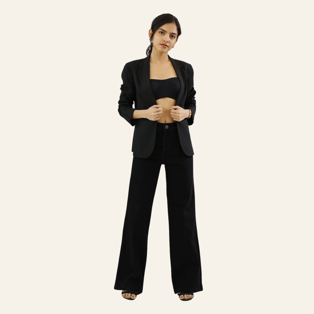 Women's Black Jeans - 1900s Fit by Old Gene