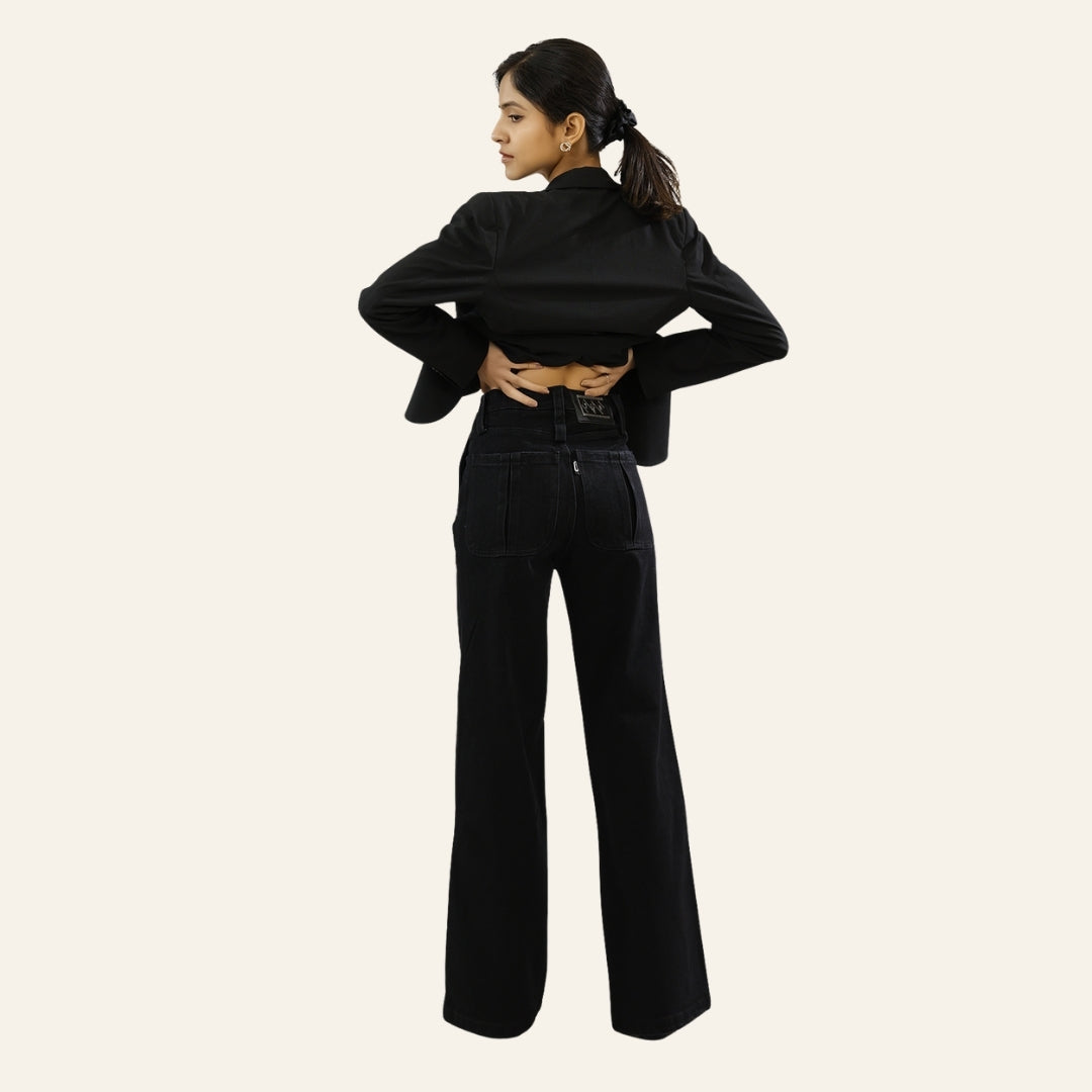 Women's Black Jeans - 1900s Fit by Old Gene