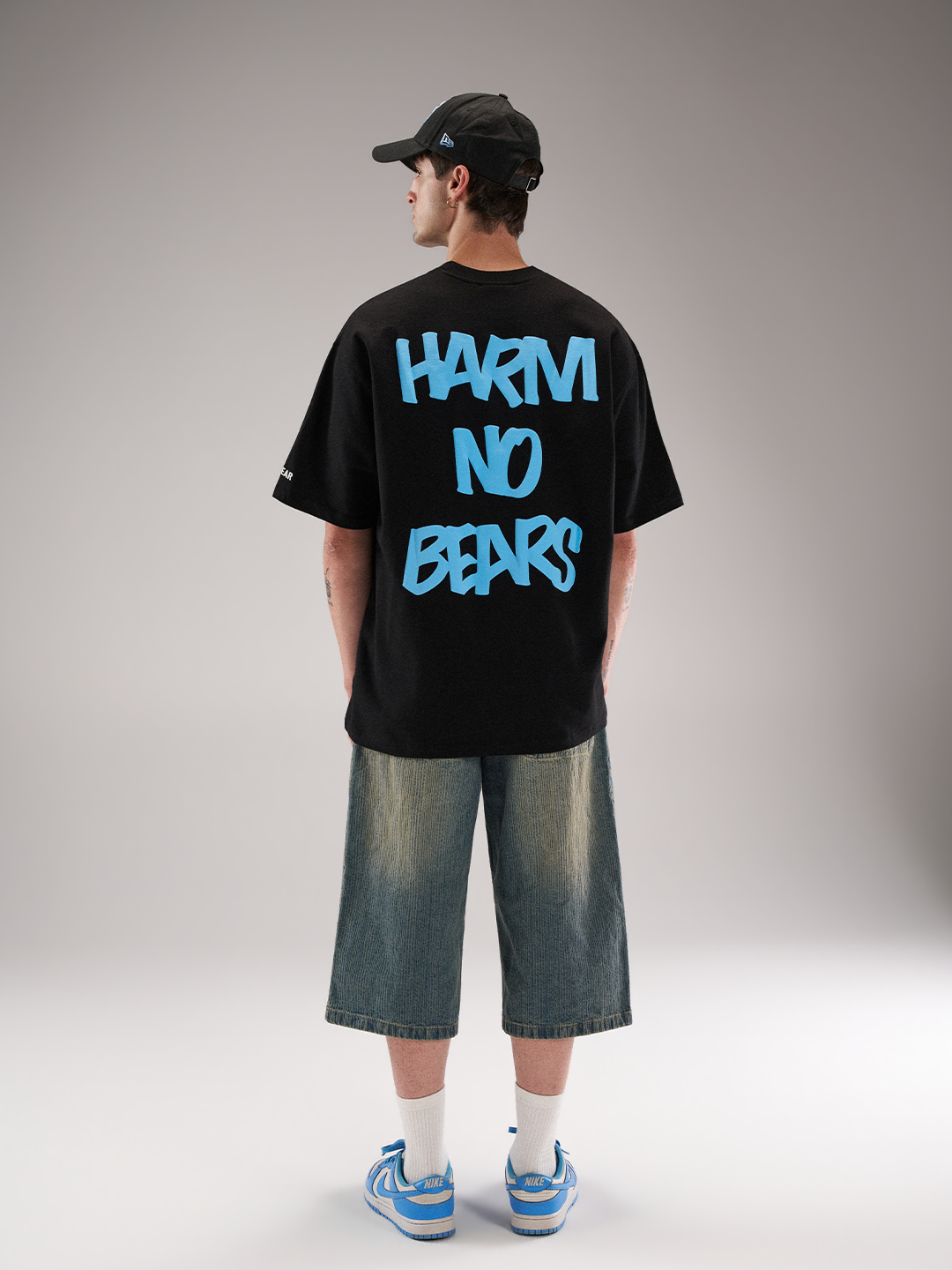 Harm No Bear Tee Black 2.0 by DEADBEAR