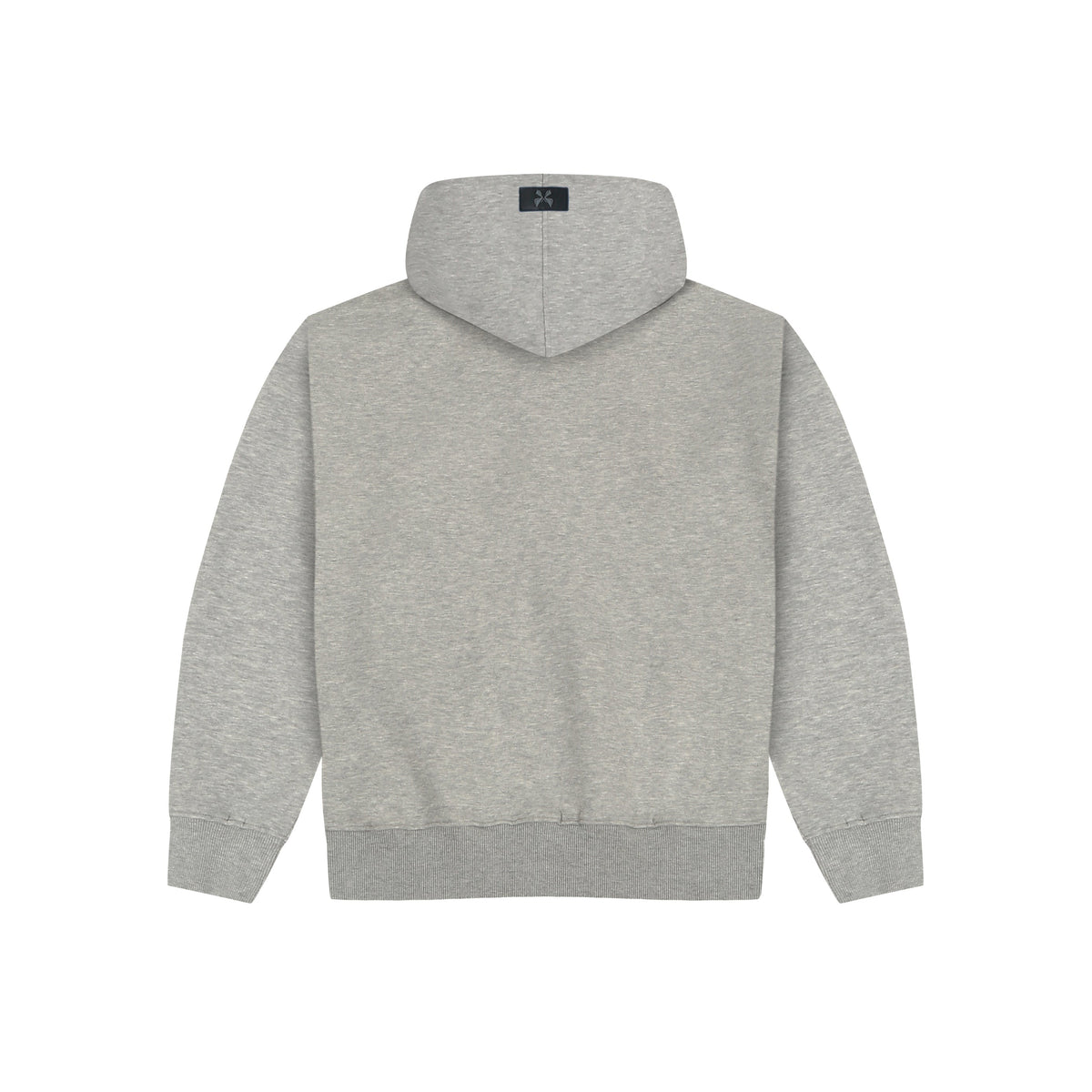 Double Hooded Zipper- Concrete by Peace In Chaos