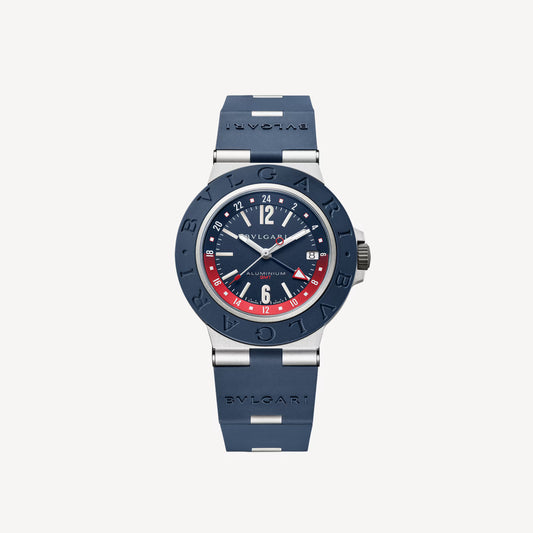 Bvlgari Aluminium Blue GMT Watch