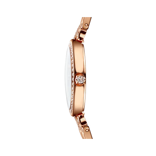 Divas’ Dream Rose Gold Diamond Malachite Watch
