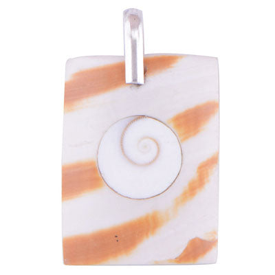 Shiva Eye, Shell 925 Sterling Silver Pendant - R100972-4