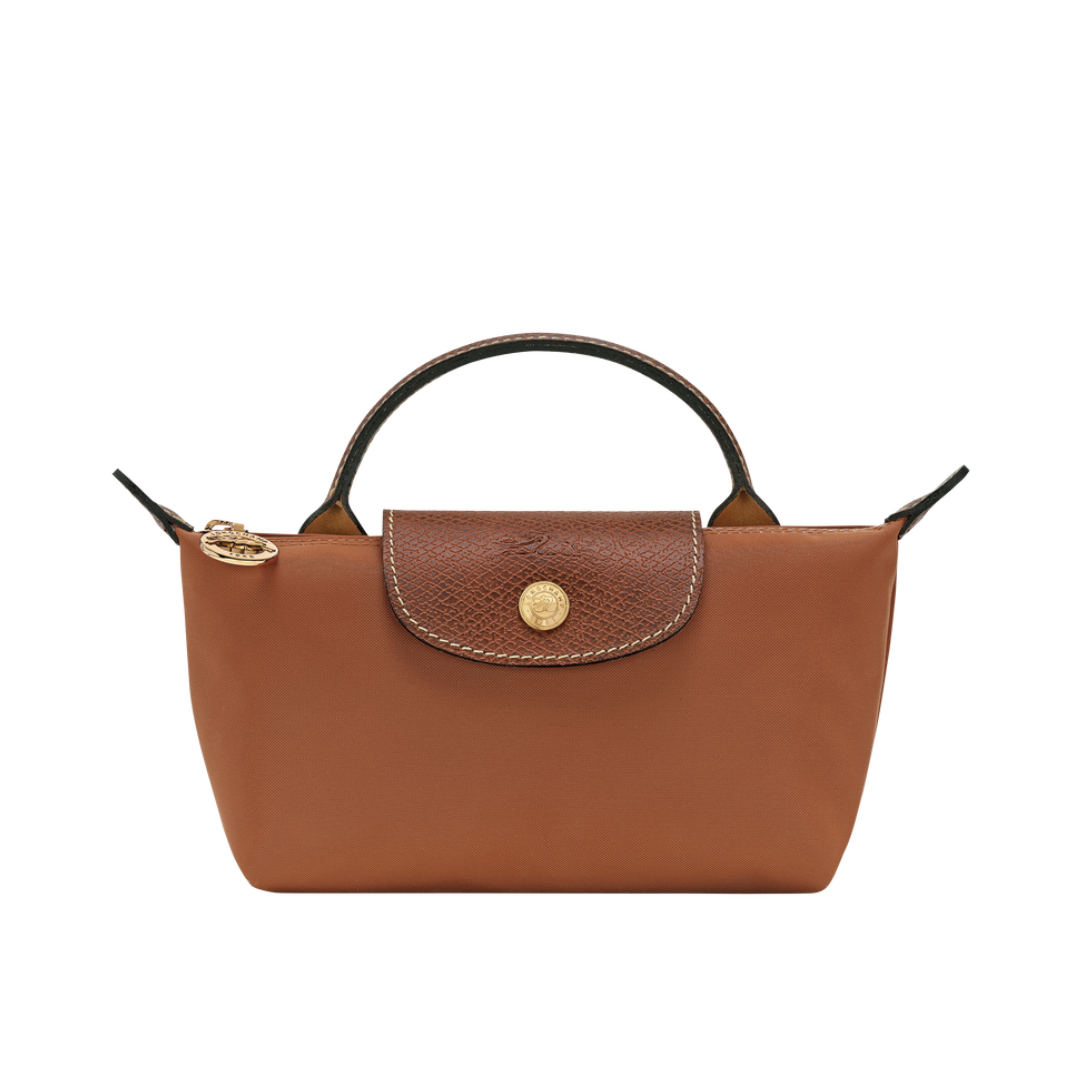 LONGCHAMP Le Pliage Original Pouch with handle Recycled canvas by LONGCHAMP