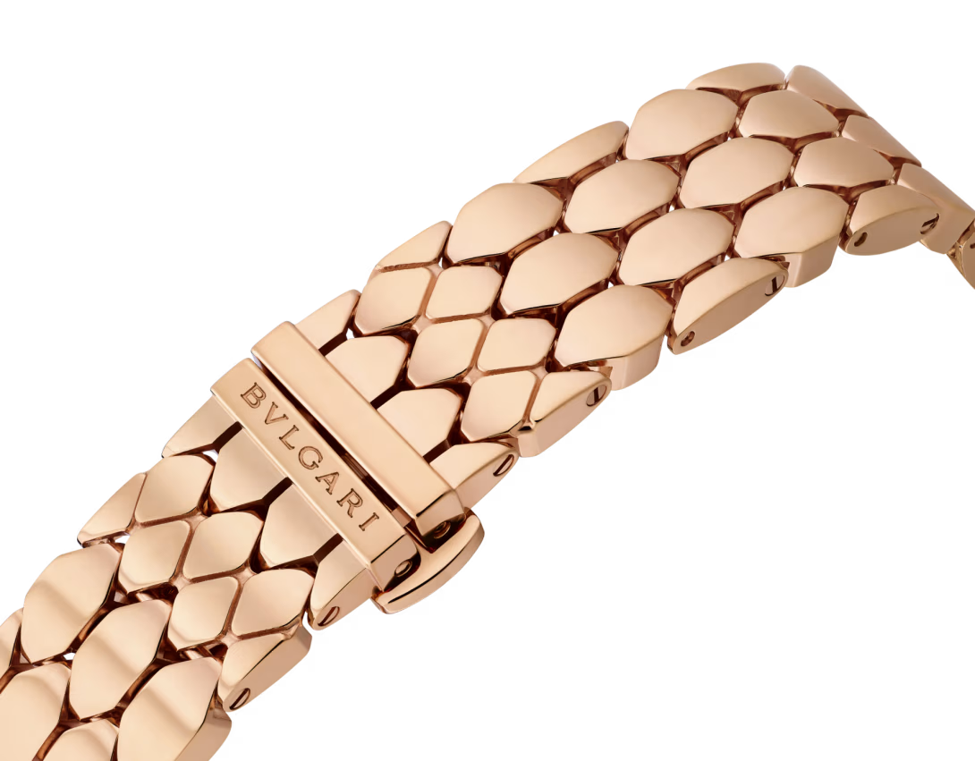 Serpenti Seduttori Rose Gold Green Dial Watch