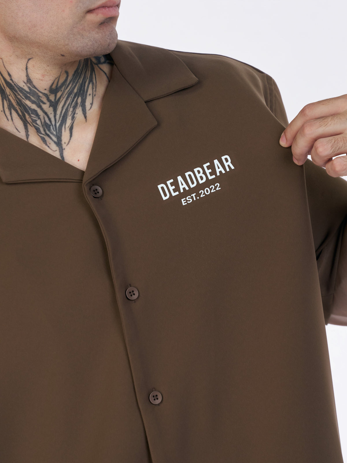 Bowling Shirt Caramel Brown by DEADBEAR