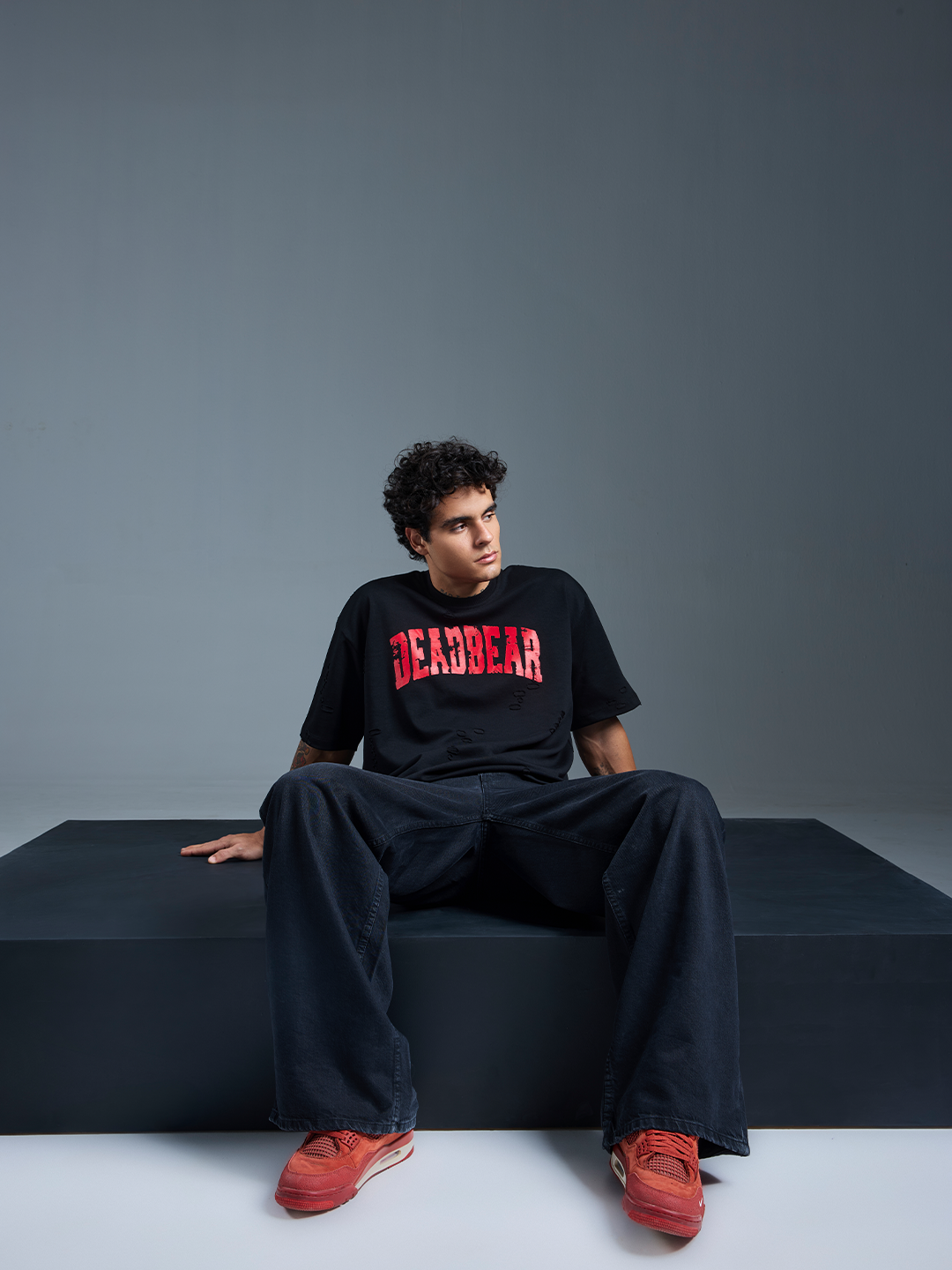 Distressed Black Tee 3.0 by DEADBEAR