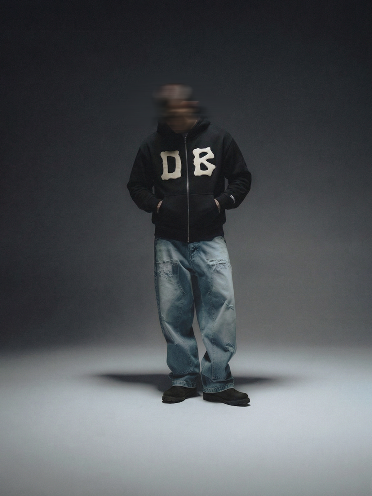 Bone Zipper Black by DEADBEAR