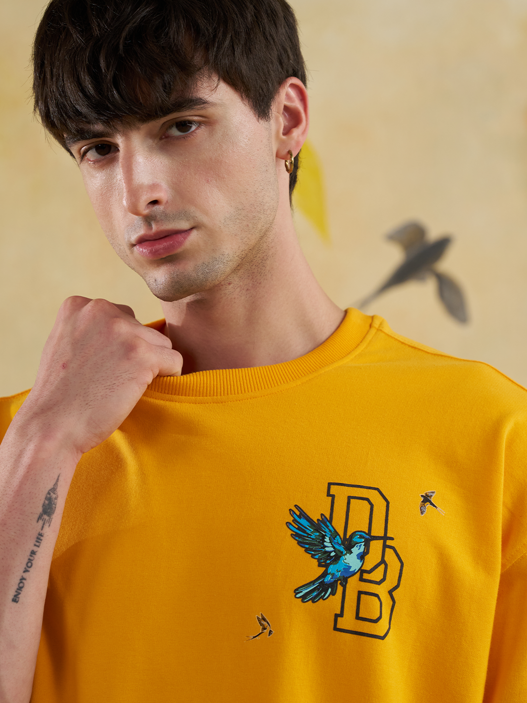 Set Free Tee Yellow by DEADBEAR