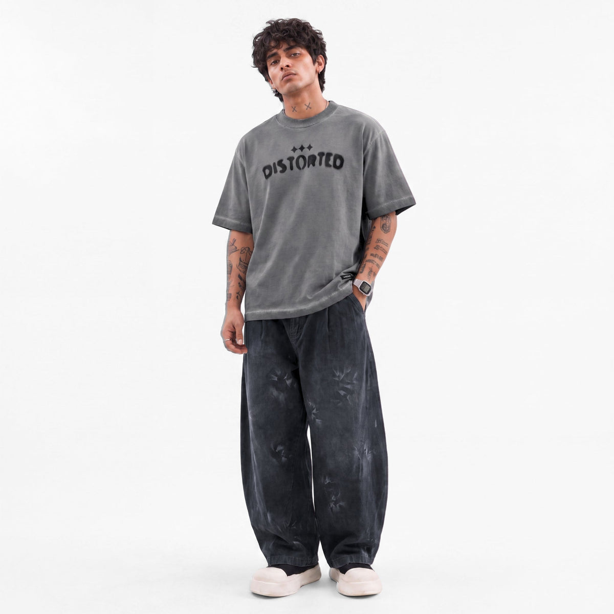 DISTORTED T-SHIRT by GREY AREA