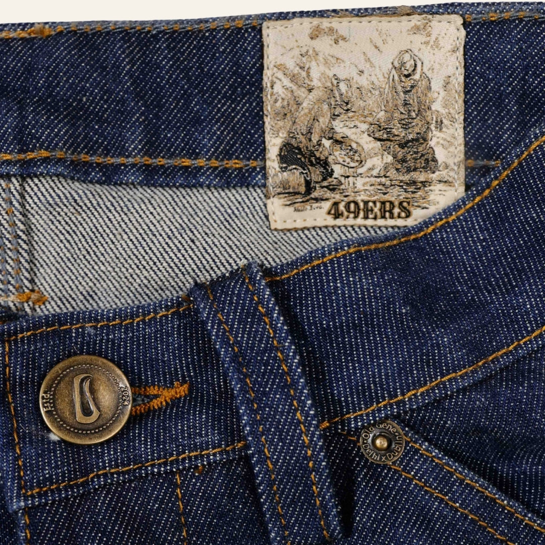 Men's Indigo Jeans - Gold Rush by Old Gene