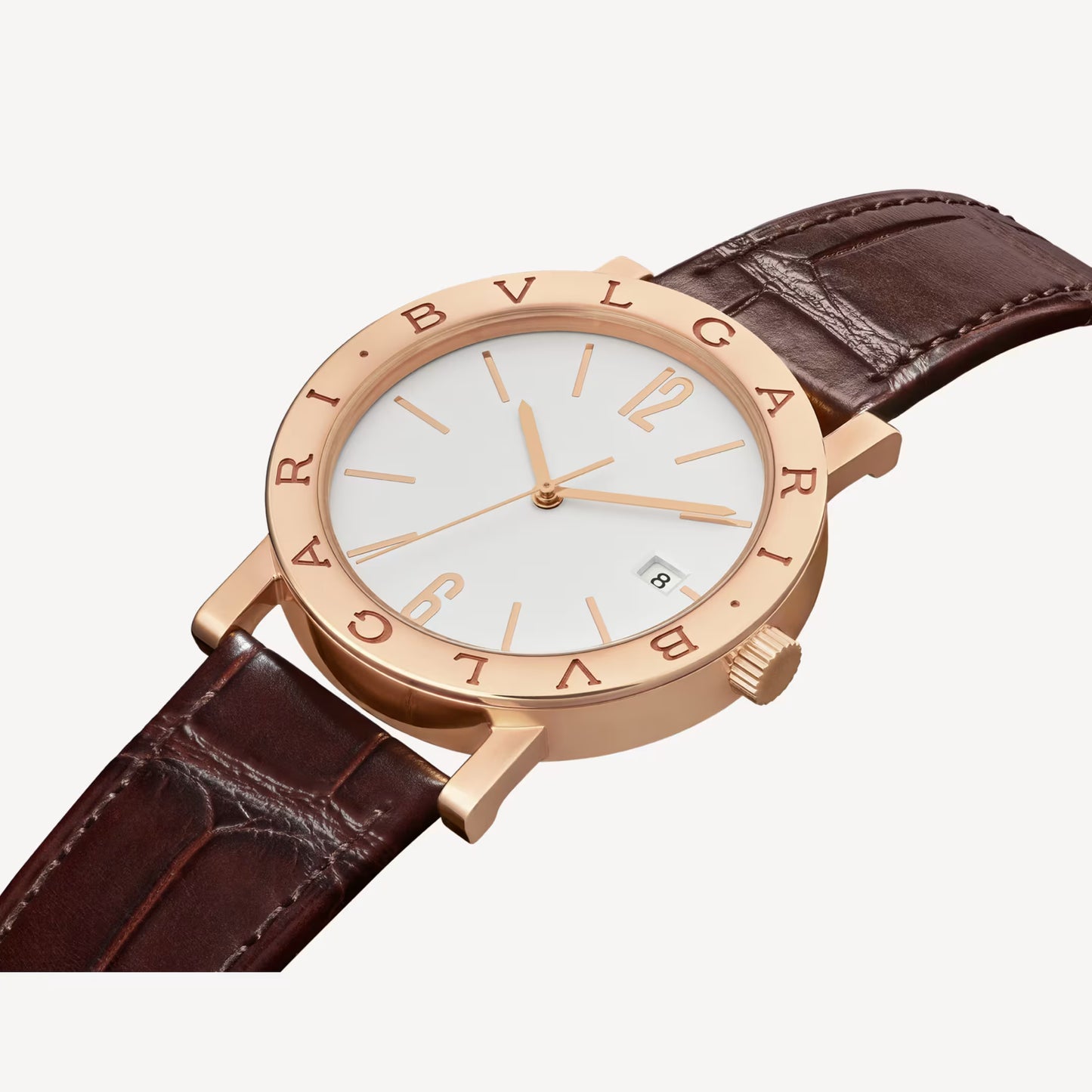 Bvlgari Bvlgari Rose Gold Opaline Automatic Watch
