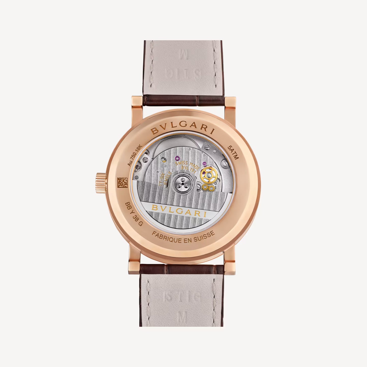 Bvlgari Bvlgari Rose Gold Opaline Automatic Watch