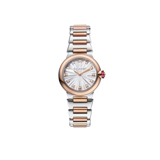 Women’s  Lvcea Steel & Rose Gold MOP Diamond Watch 103878