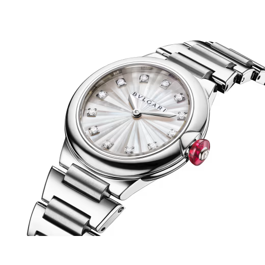 Women’s Lvcea Steel MOP Diamond Dial Watch 103877