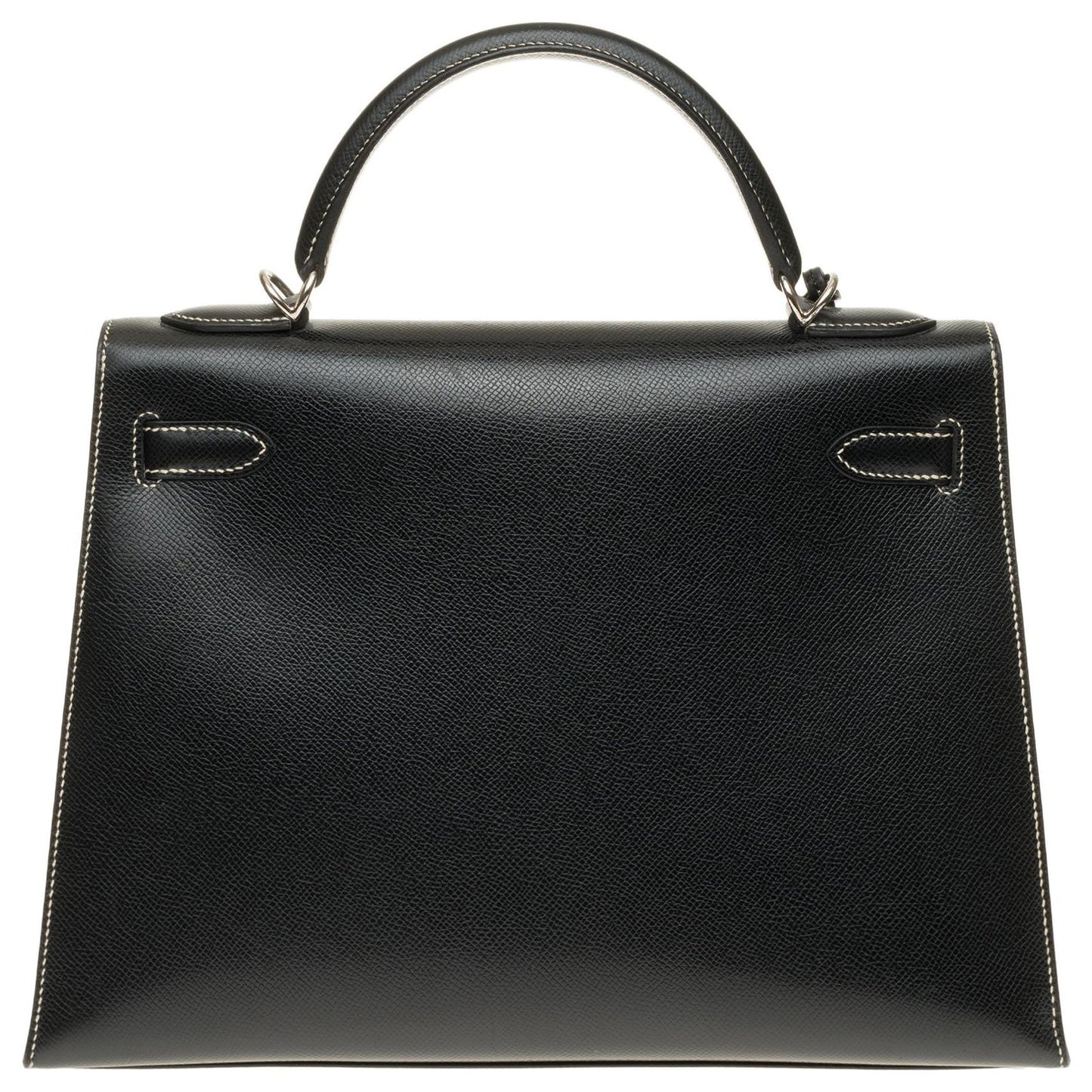 Hermès Kelly Saddler 32 – Black Epsom Leather with Palladium Hardware - Zeuskicks