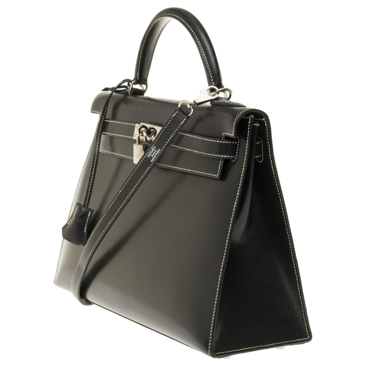 Hermès Kelly Saddler 32 – Black Epsom Leather with Palladium Hardware - Zeuskicks