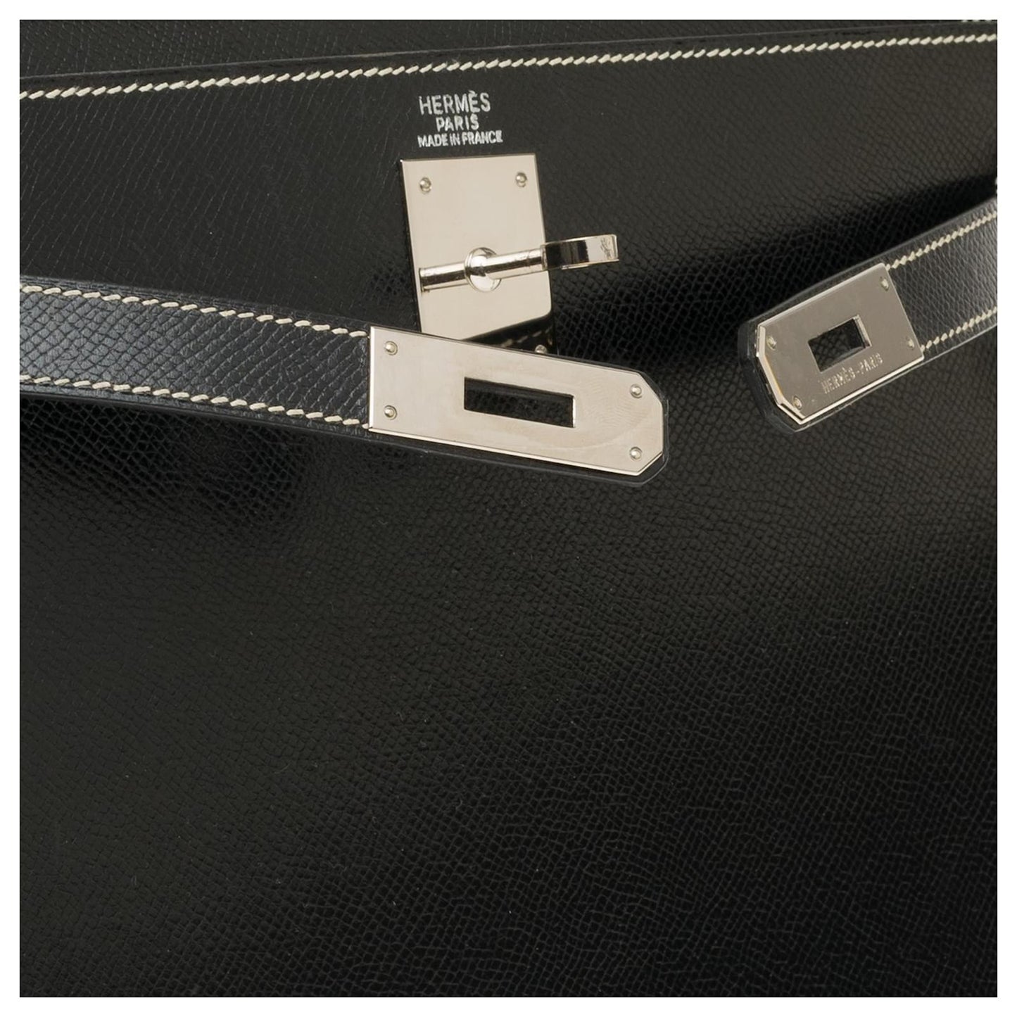 Hermès Kelly Saddler 32 – Black Epsom Leather with Palladium Hardware - Zeuskicks