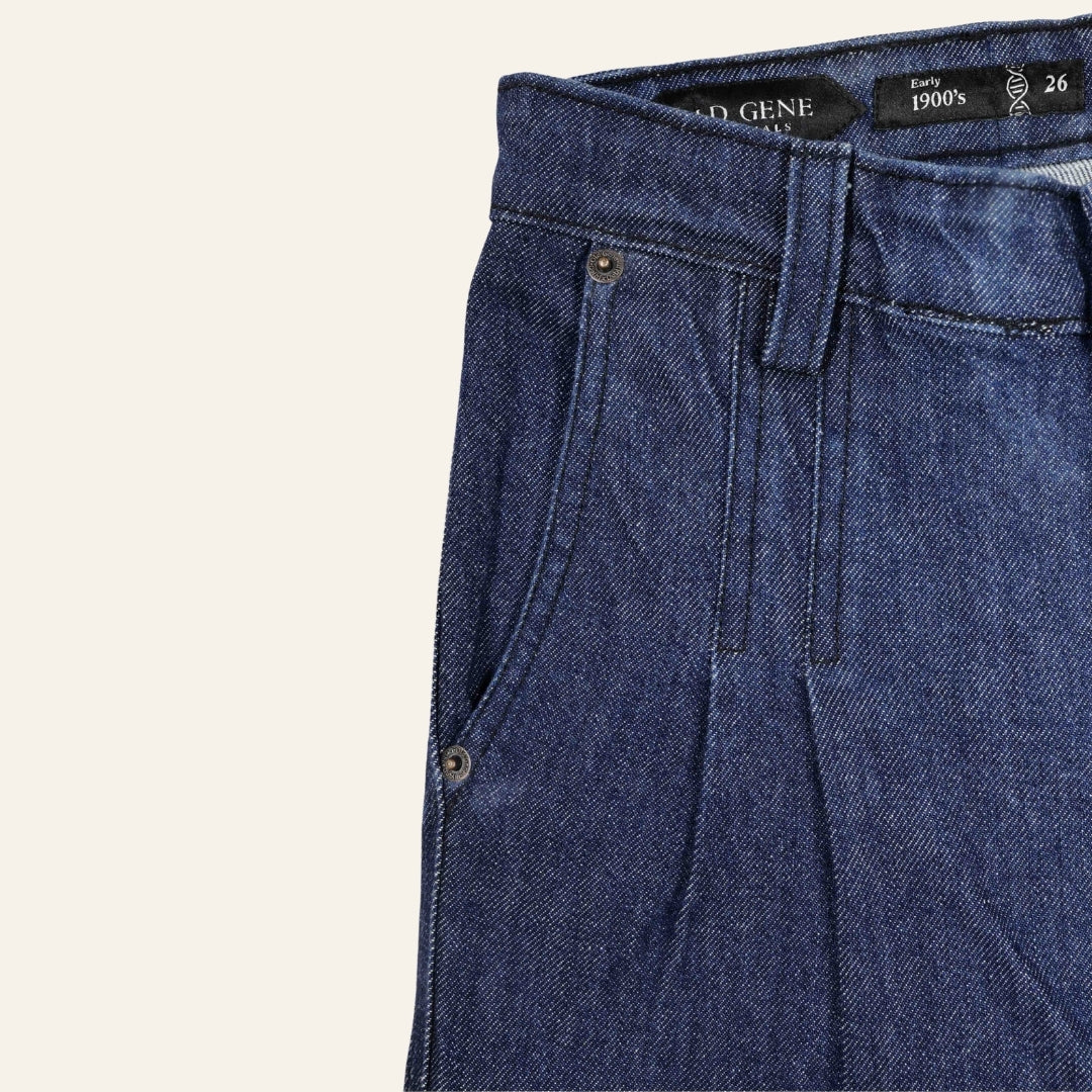 Women's Indigo Jeans - 1900s Fit by Old Gene