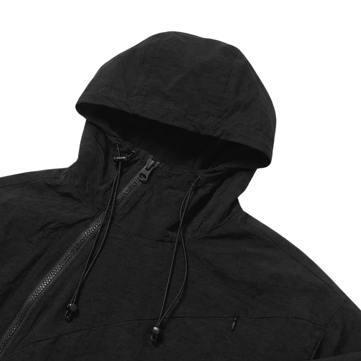 ASYMMETRIC SHELL JACKET- BLACK by GREY AREA