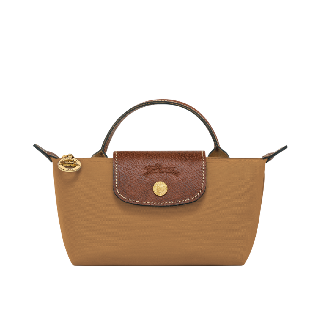 LONGCHAMP Le Pliage Original Pouch with handle Recycled canvas by LONGCHAMP