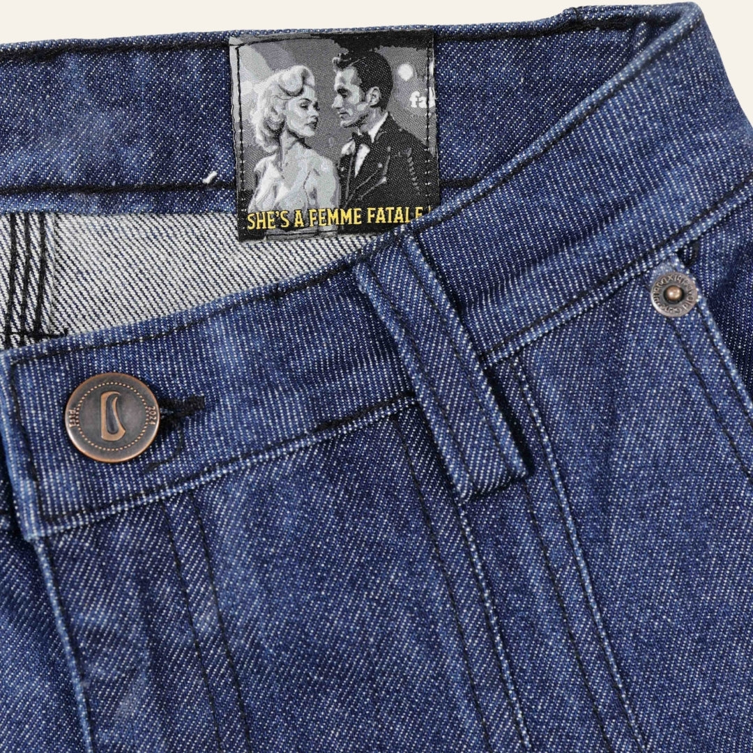 Women's Indigo Jeans - 1900s Fit by Old Gene