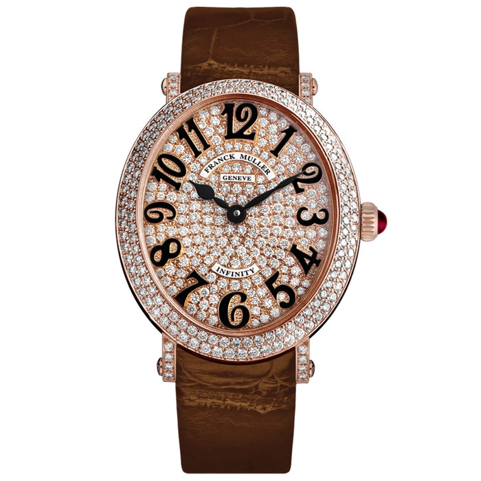 Women’s Franck Muller Oval 1638 B QZ V D CD 5N Quartz Watch