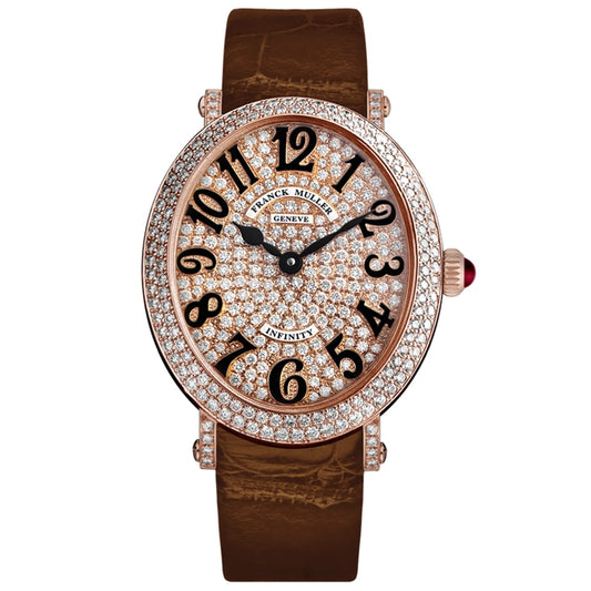 Women’s Franck Muller Oval 1638 B QZ V D CD 5N Quartz Watch