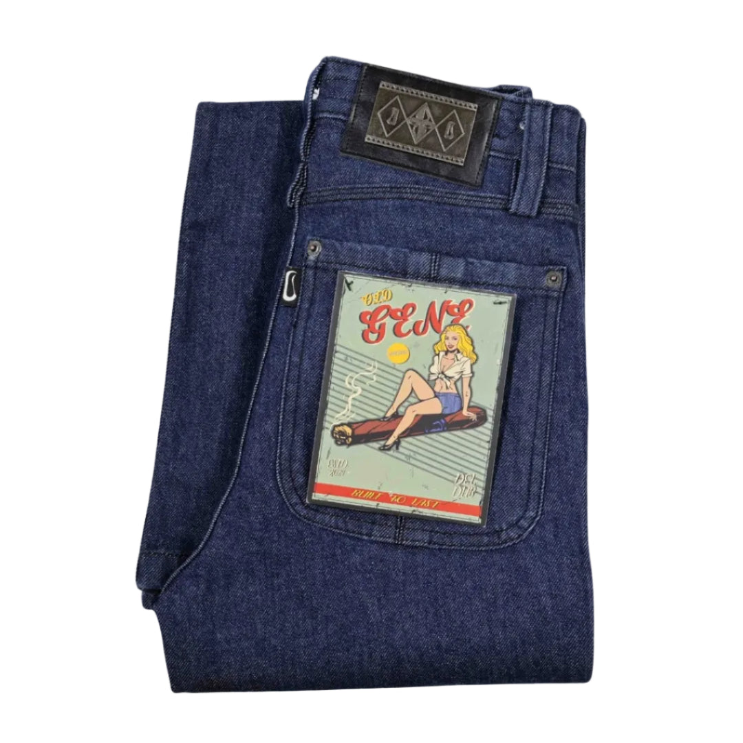 Women's Indigo Jeans - 1900s Fit by Old Gene