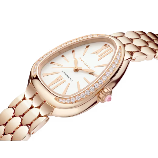 Serpenti Seduttori Automatic Rose Gold Diamond Watch