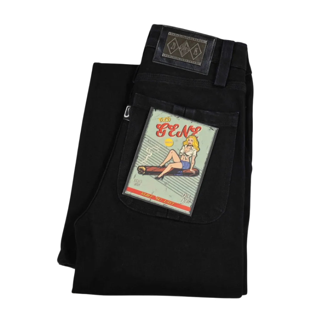 Women's Black Jeans - 1900s Fit by Old Gene