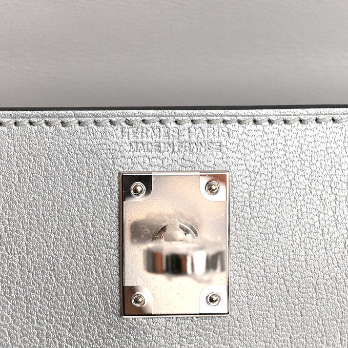 Hermès Mini Kelly Sellier 20 – Metallic Chevre Chamkilight