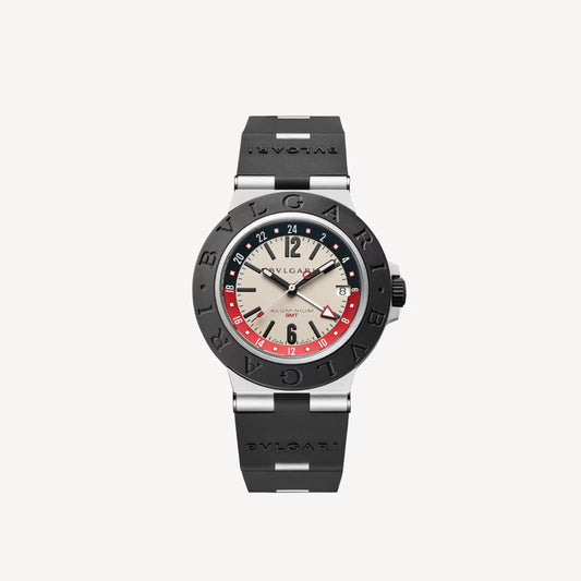 Bvlgari Aluminium White GMT Watch