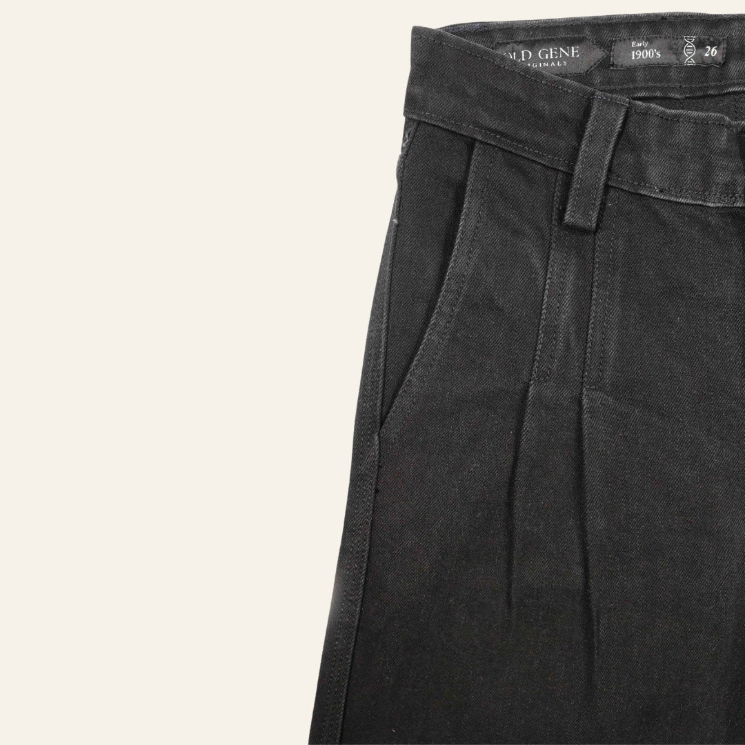 Women's Black Jeans - 1900s Fit by Old Gene