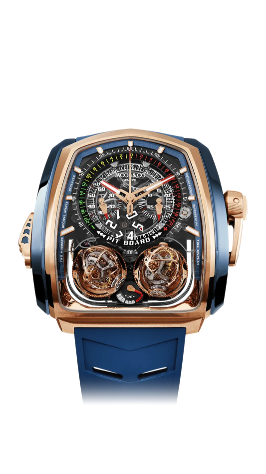Twin Turbo Furious - Rose Gold and Blue Titanium